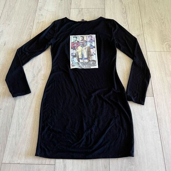 Lulus women’s Justin timberlake logo dress size m - Picture 2 of 7
